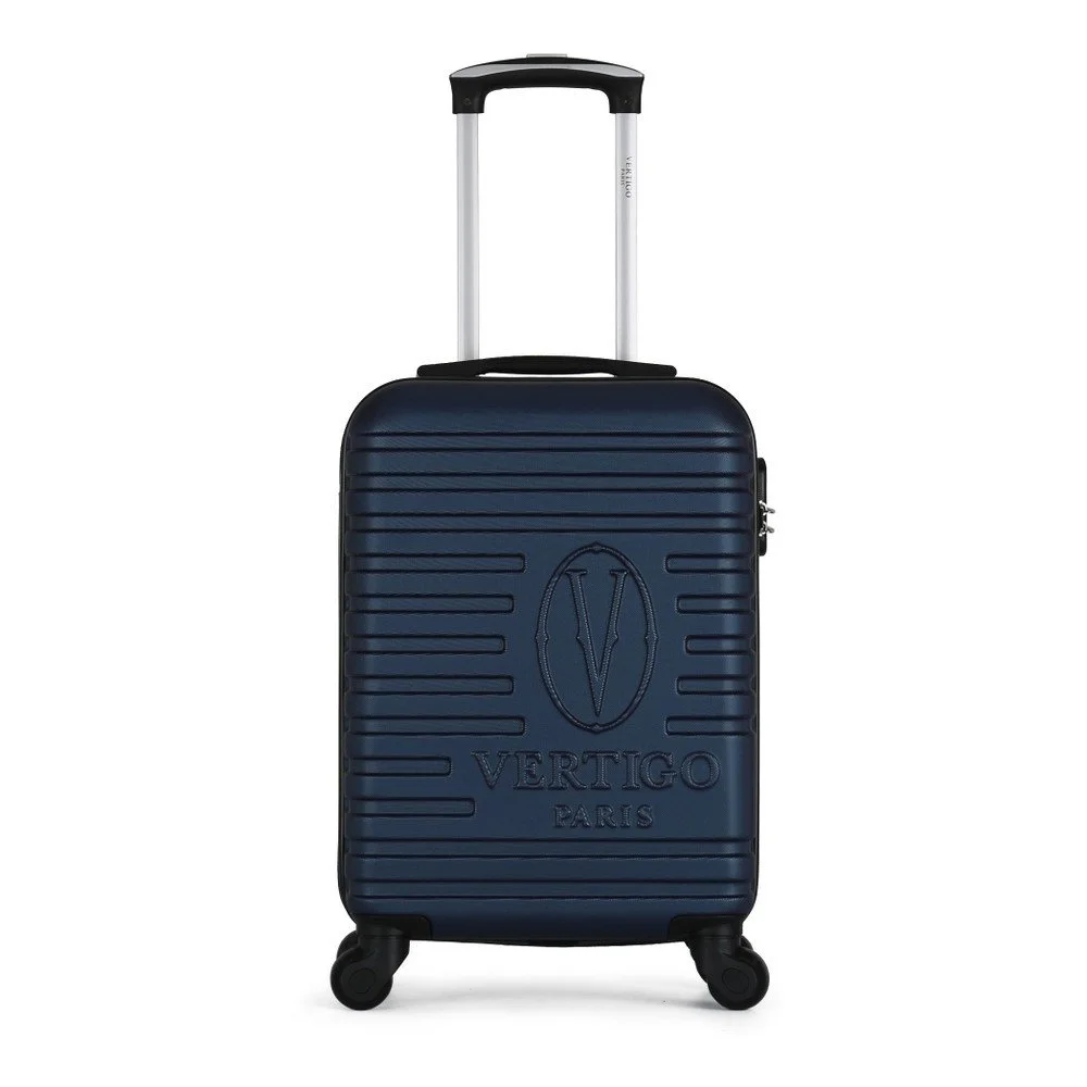 Tmavě modrý cestovní kufr na kolečkách VERTIGO Valises Cabine Cadenas v:1097216