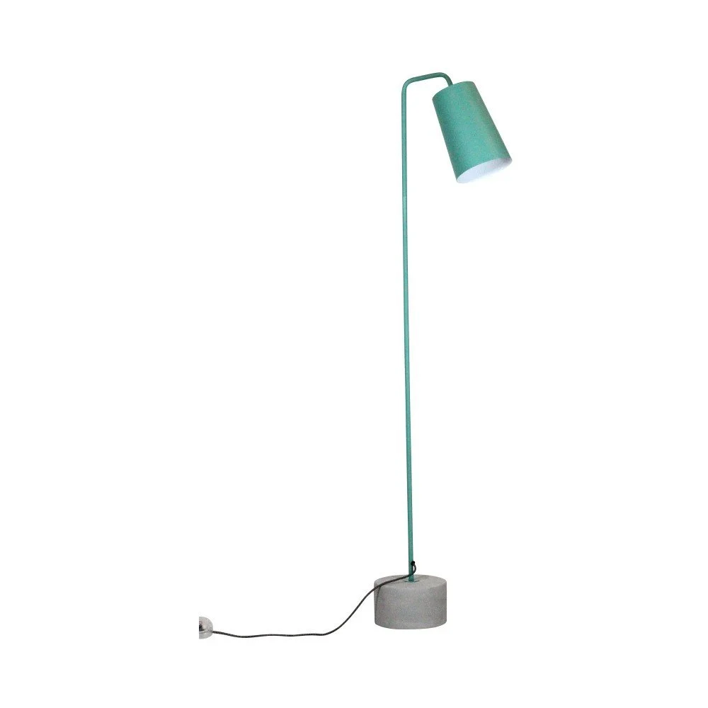 Zelená stojací lampa z betonu a kovu Red Cartel Magna v:992440