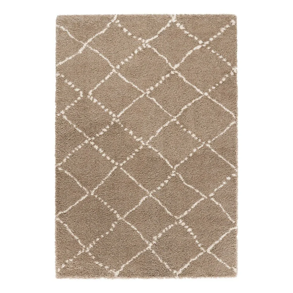 Hnědý koberec Mint Rugs Allure Ronno Brown Creme, 200 x 290 cm v:919772