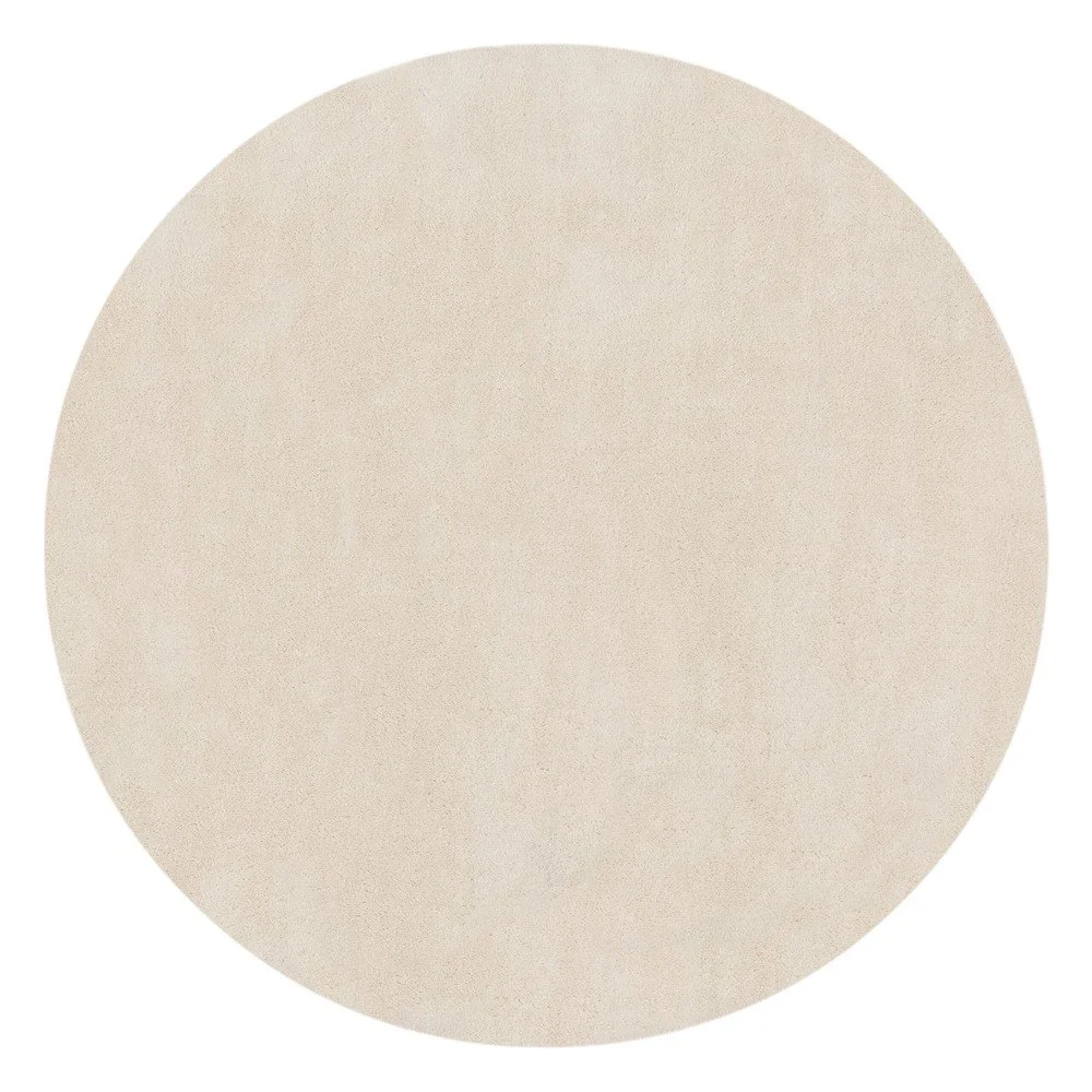 Béžový koberec Flair Rugs Cleo, ø 133 cm v:1399009