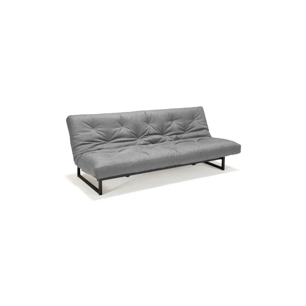 Světle šedá rozkládací pohovka Innovation Fraction Elegant Flashtex Light Grey, 97 x 200 cm v:1305872
