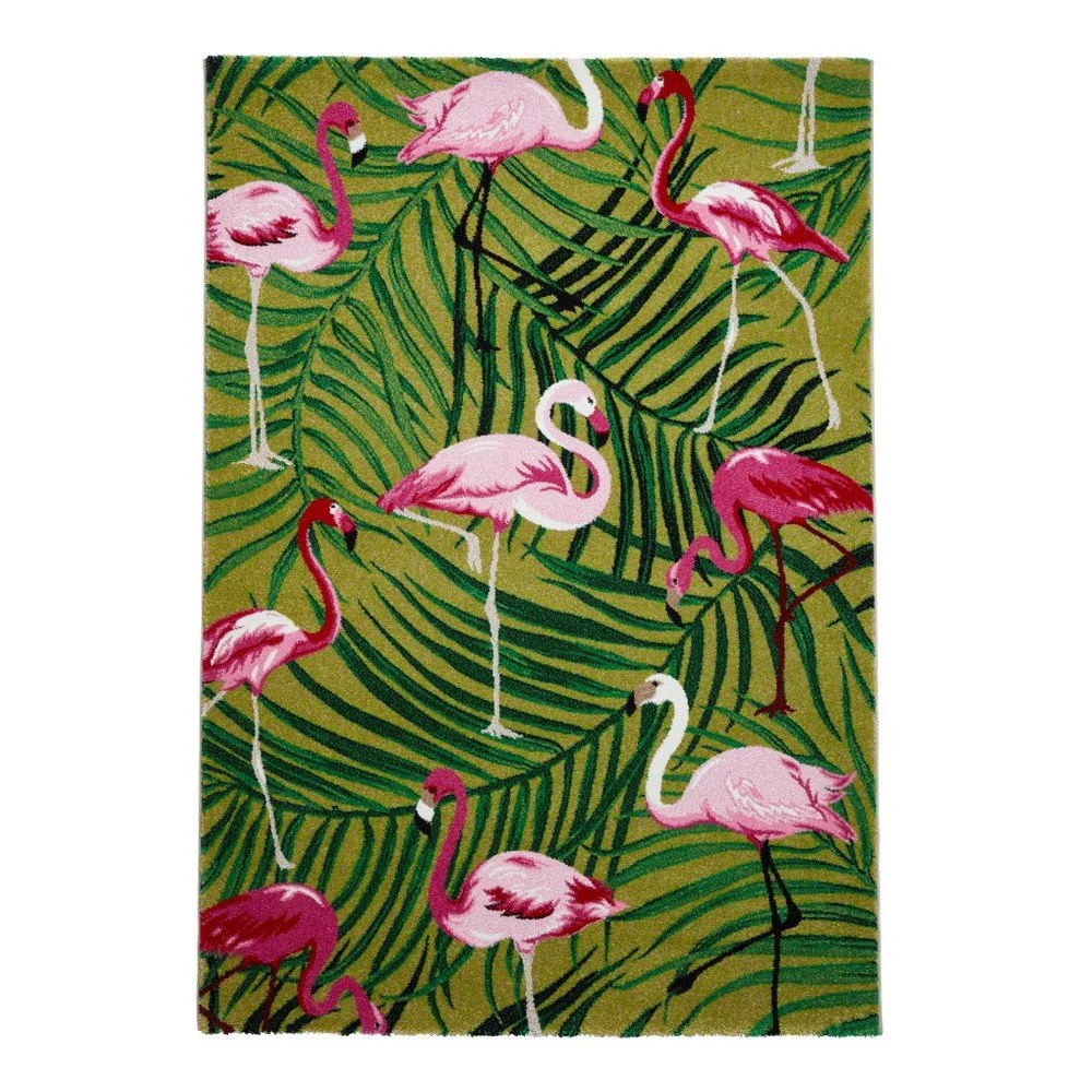Zeleno-růžový koberec Think Rugs Havana, 120 x 170 cm v:1172464