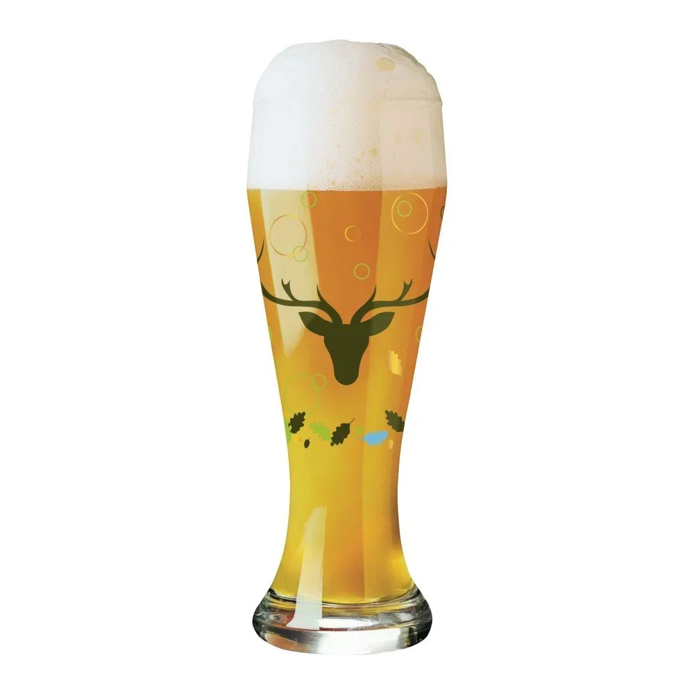 Set pivní sklenice z křišťálového skla a 5 podtácků Ritzenhoff Ellen Wittefeld, 645 ml v:1344641