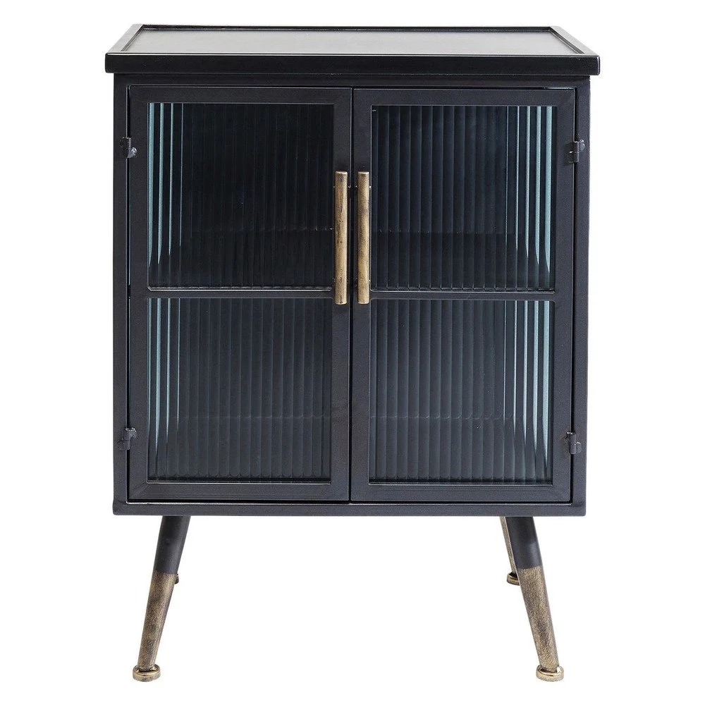 Černá vitrína Kare Design La Gomera, výška 76 cm v:1363975