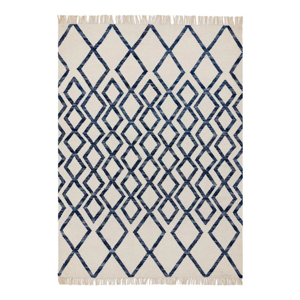Béžovo-modrý koberec Asiatic Carpets Hackney Diamond, 160 x 230 cm v:1334802