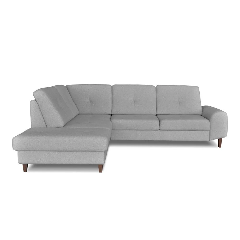 Světle šedá rohová rozkládací pohovka Windsor & Co. Sofas Beta, levý roh v:762652