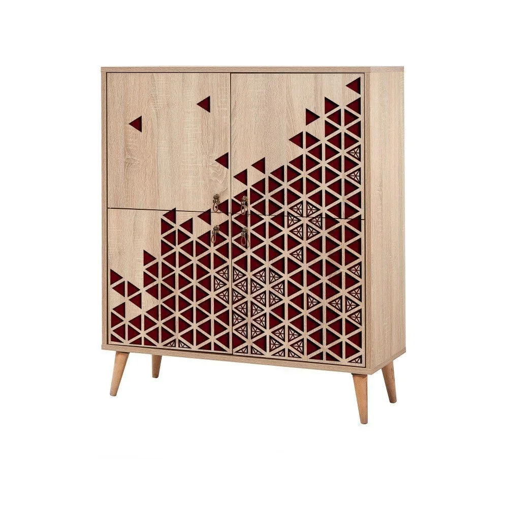 Variabilní čtyřdveřová komoda Multilux Red, 111 x 95 cm v:1284670