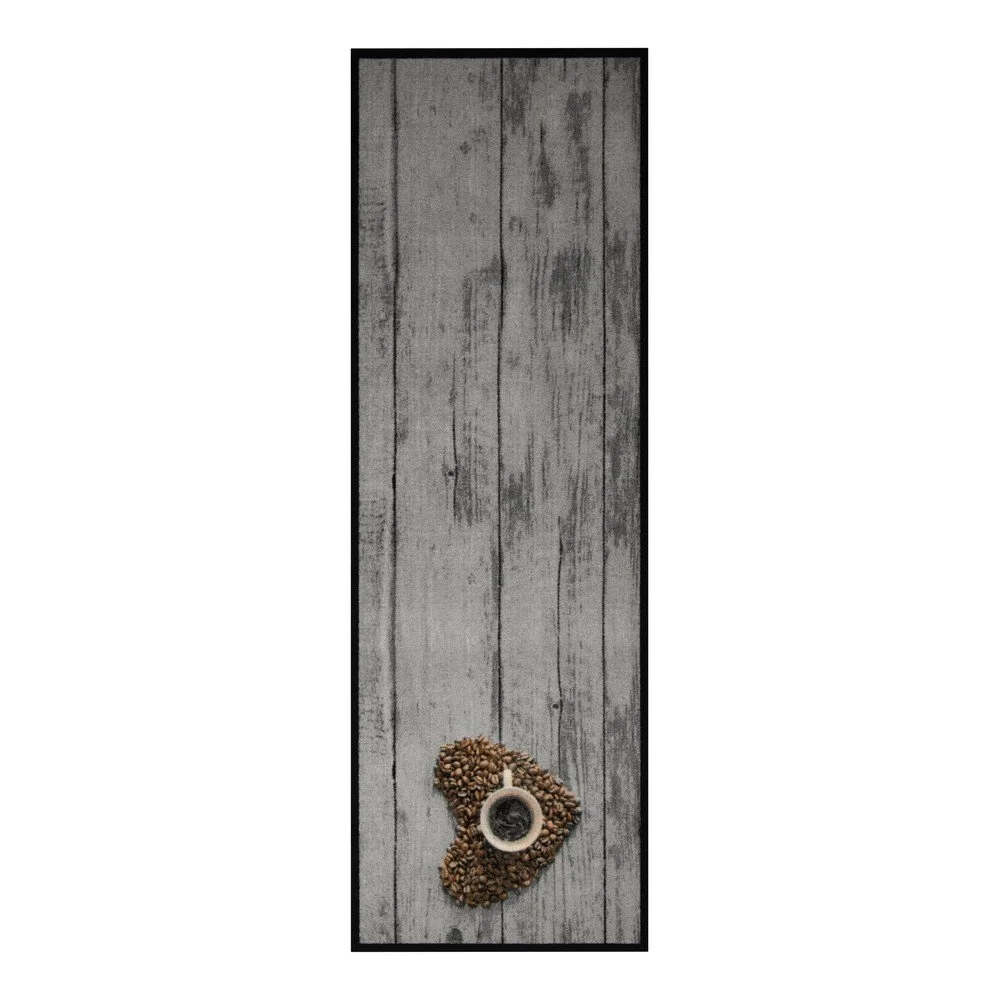 Šedý běhoun Zala Living Cook & Clean Coffee, 50 x 150 cm v:1213574