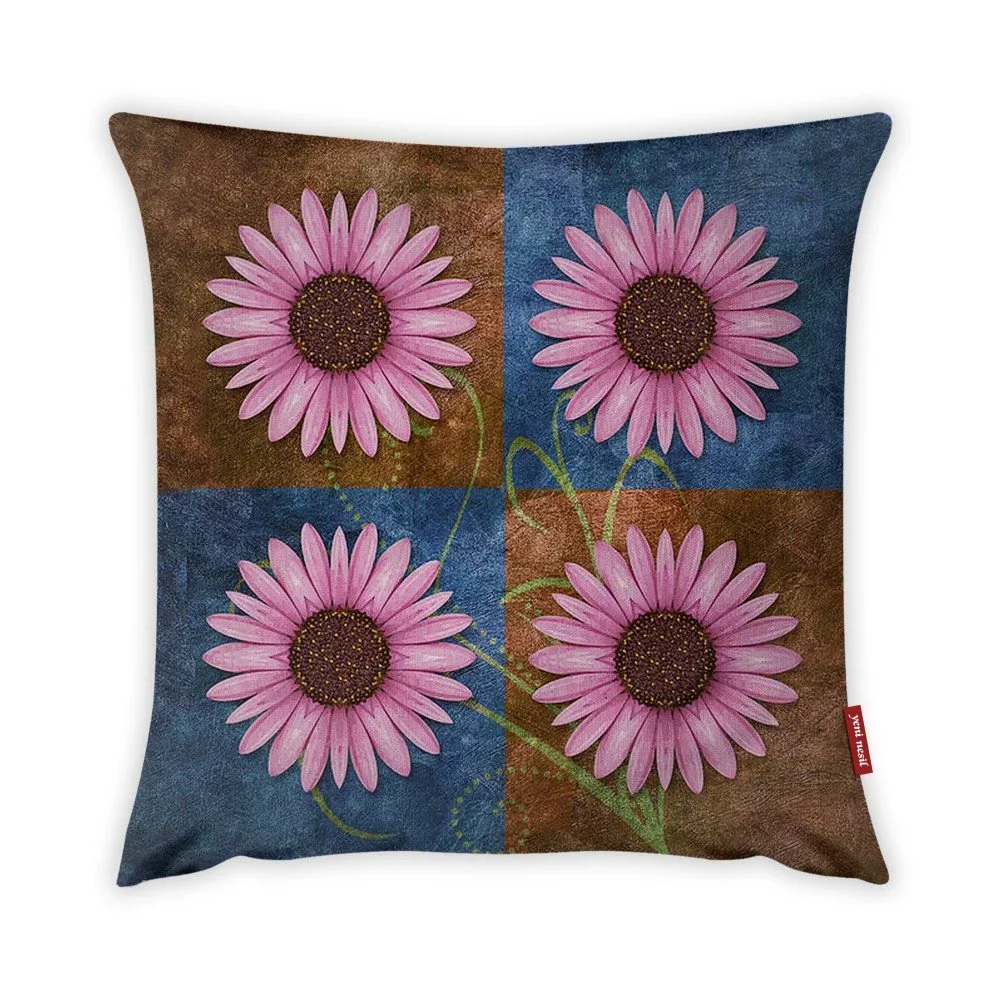 Povlak na polštář Vitaus Flower Quatrio Hanna, 43 x 43 cm v:1116912