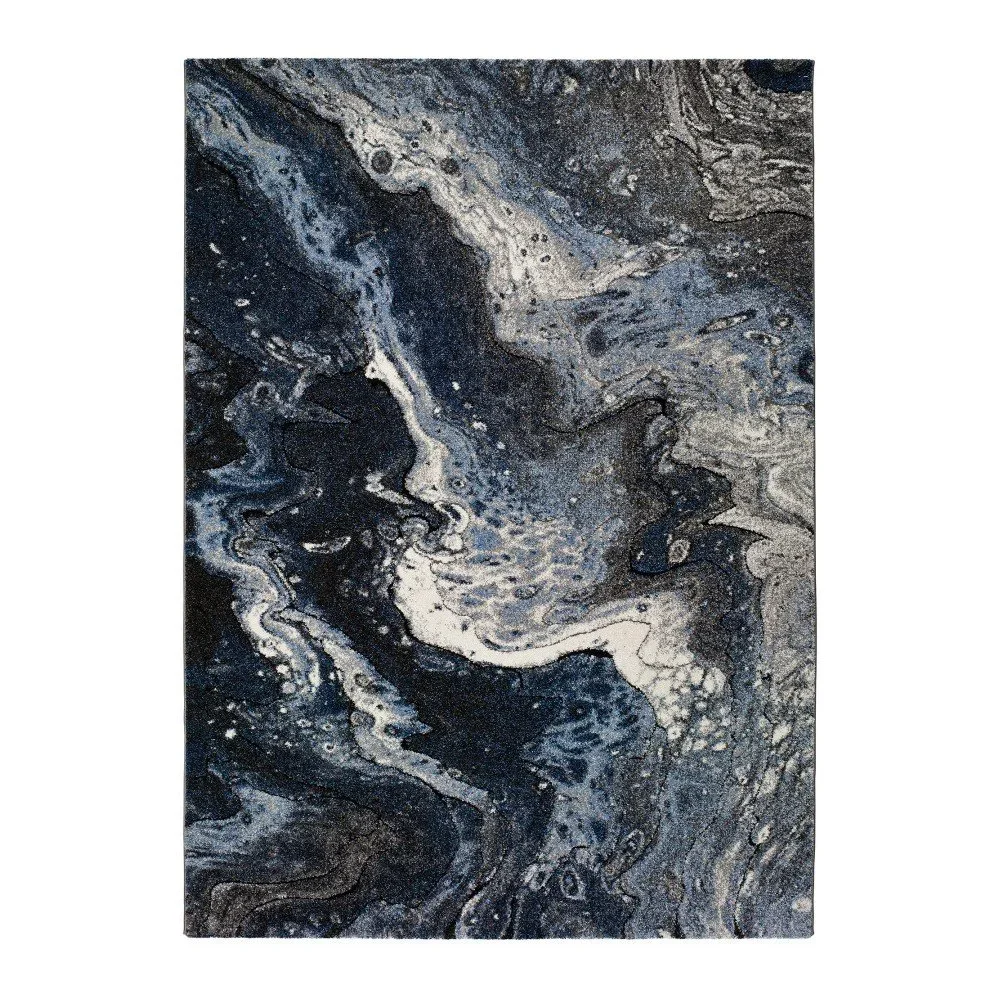 Tmavě modrý koberec Universal Kael Malo, 120 x 170 cm v:1131326