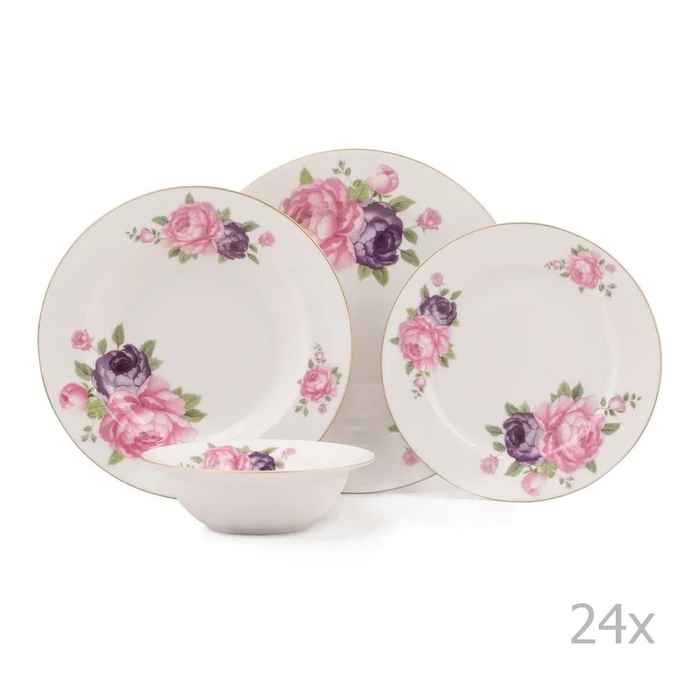 24dílná sada porcelánového nádobí Kutahya Summer v:1106974