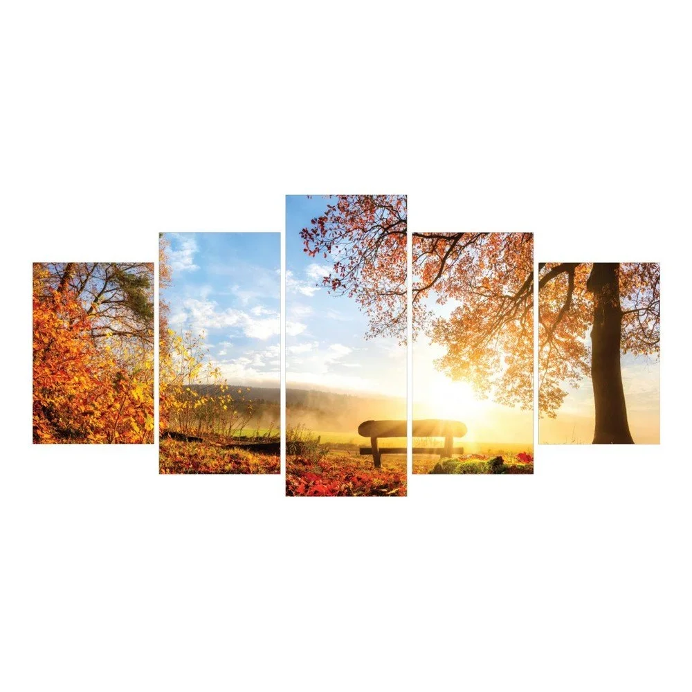 Vícedílný obraz La Maison Des Couleurs Autumn Sun v:809240