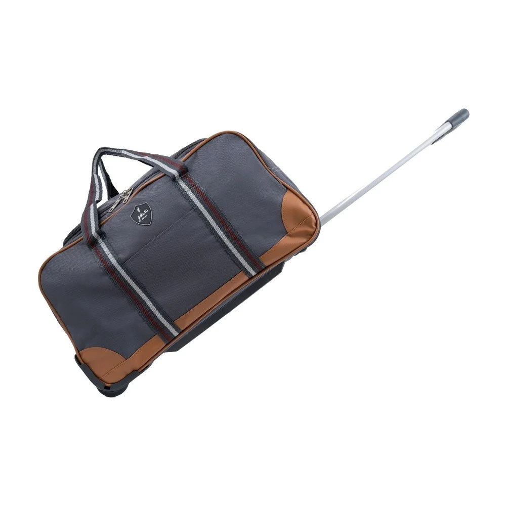 Tmavě šedá cestovní taška na kolečkách GENTLEMAN FARMER Sydney, 40 l v:1148204