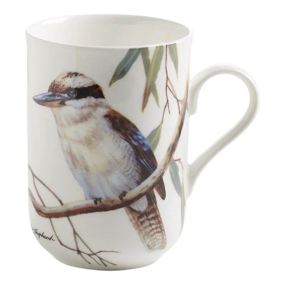 Hrnek z kostního porcelánu Maxwell & Williams Birds Kookaburras, 350 ml v:1029824
