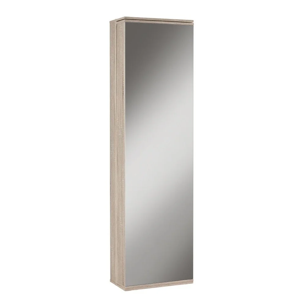 Světlý botník v dubovém dekoru se zrcadlem Ballerina v:797484