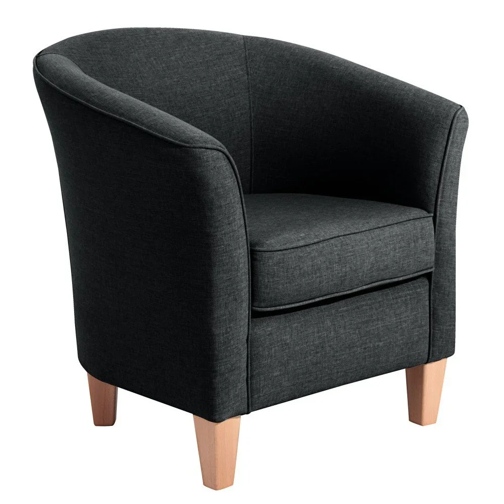 Černé křeslo Max Winzer Livia Black v:1055990