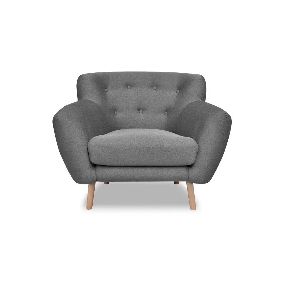 Šedé křeslo Cosmopolitan design London v:760090