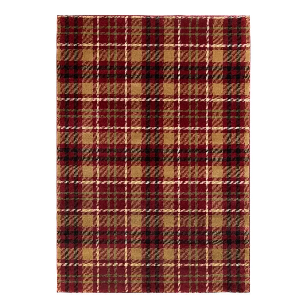 Červený koberec Flair Rugs Highland, 160 x 230 cm v:1366415