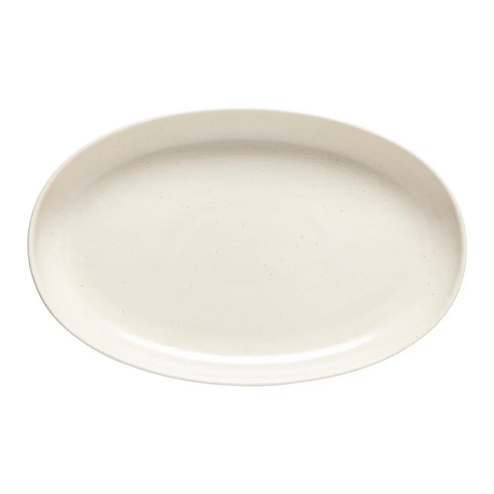 Bílý servírovací talíř z kameniny 32x20.5 cm Pacifica – Casafina v:1616016