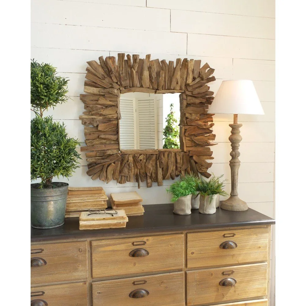 Nástěnné zrcadlo Orchidea Milano Recycled Wood v:712758