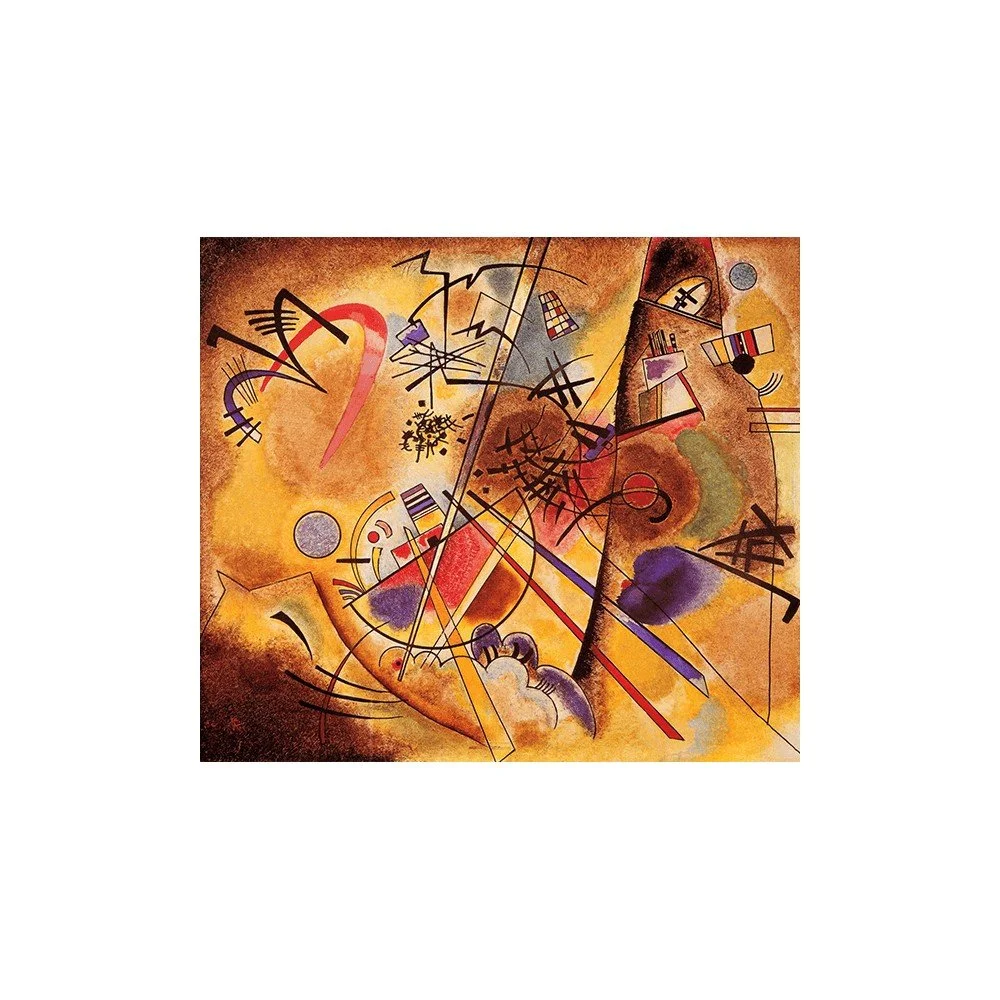 Reprodukce obrazu Vasilije Kandinského Malý sen v červené, 50 x 45 cm v:767866
