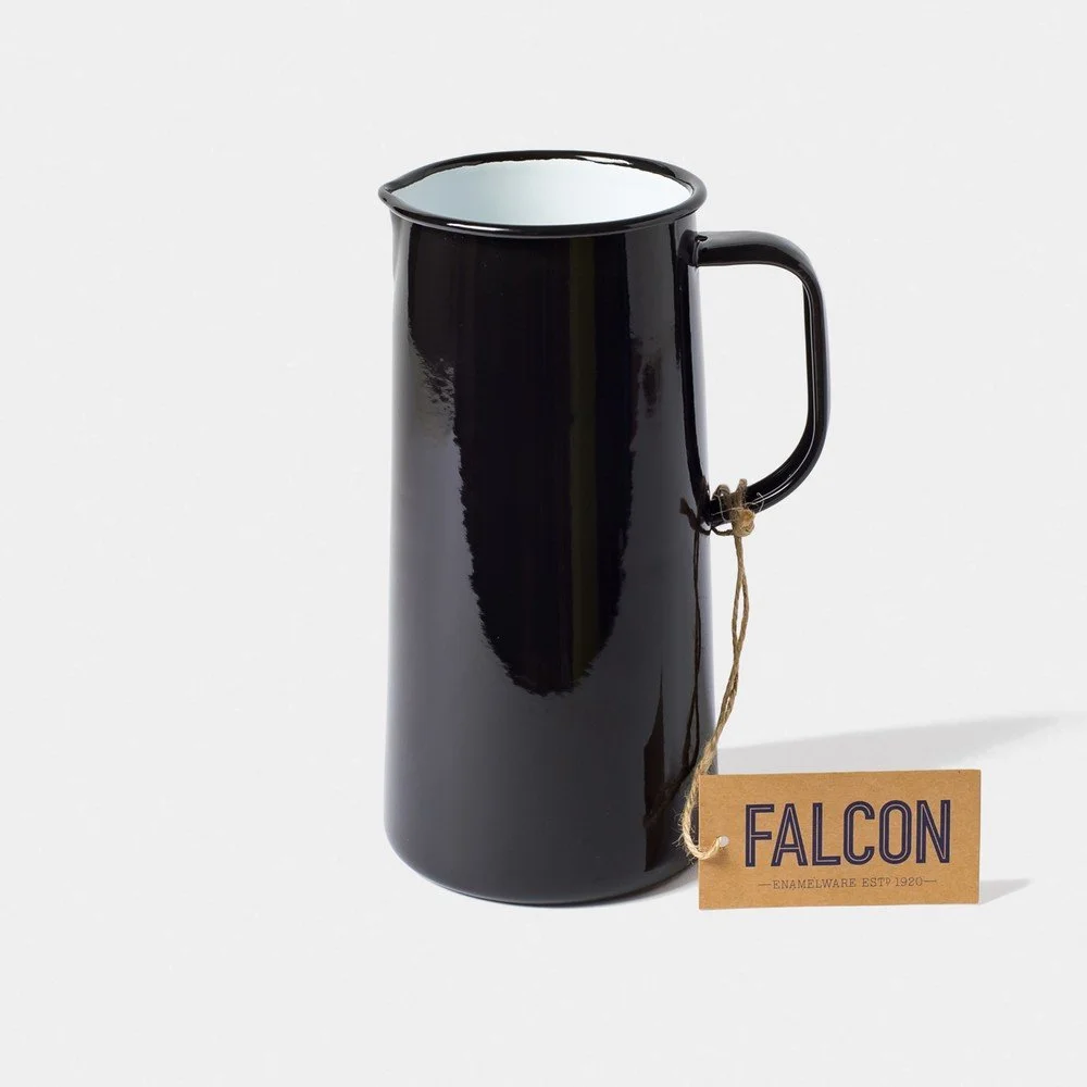 Černý smaltovaný džbán Falcon Enamelware TriplePint, 1,704 l v:1250260