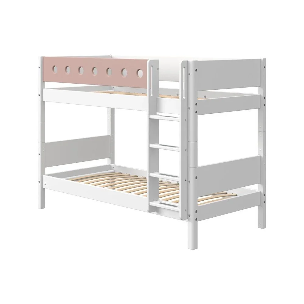 Růžovo-bílá dětská palanda Flexa White, výška 154 cm v:1300844