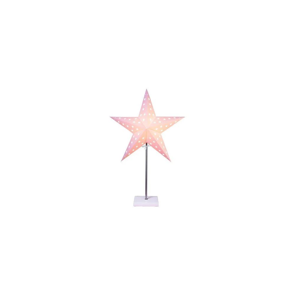 Svítící hvězda se stojanem Best Season Star On Base White v:690284