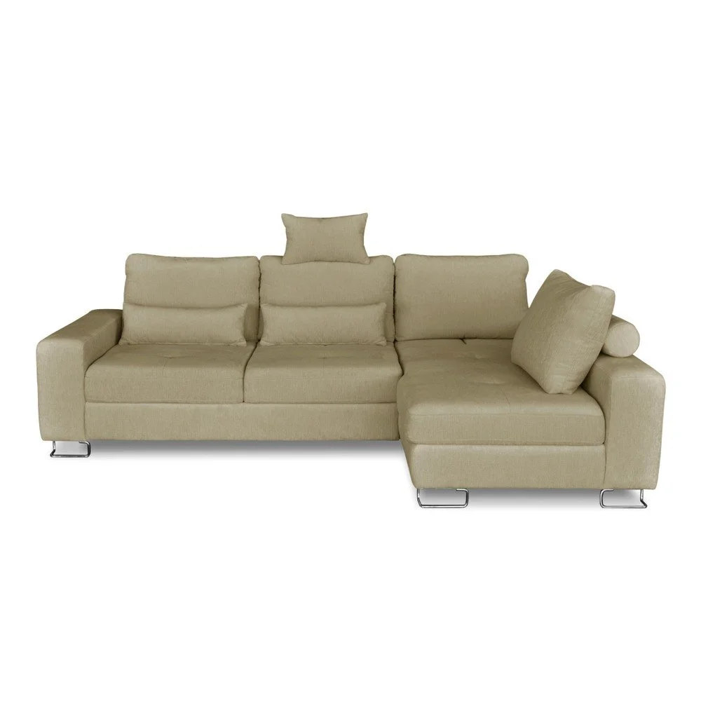 Béžová rohová rozkládací pohovka Windsor & Co. Sofas Alpha, pravý roh v:762634