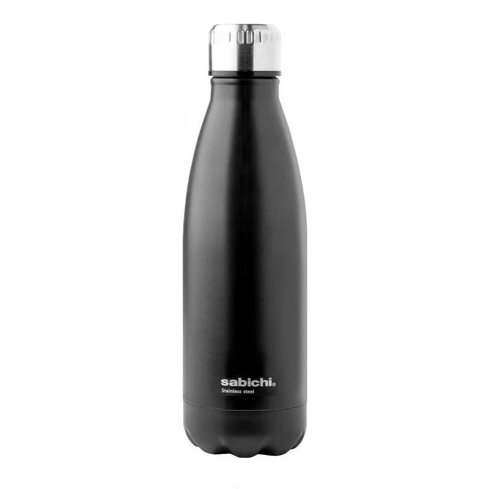 Matně černá nerezová lahev Sabichi, 450 ml v:1324484