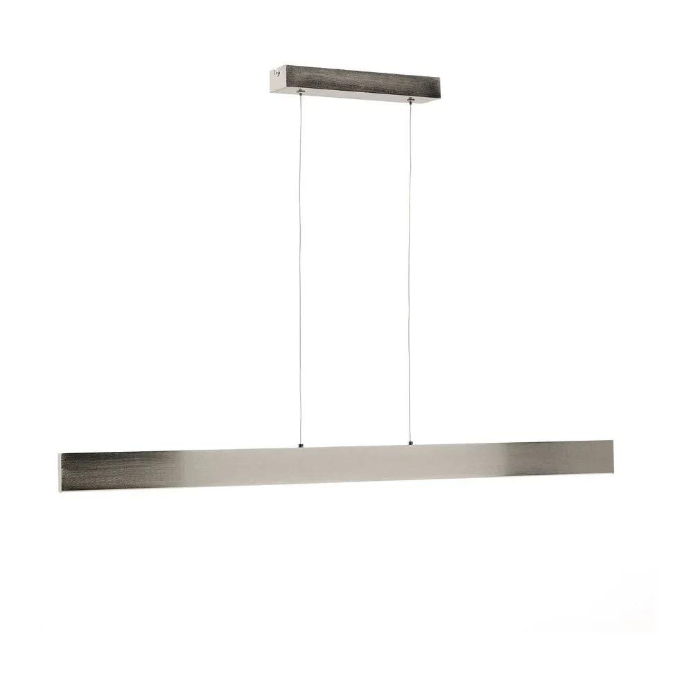 LED závěsné svítidlo ve stříbrné barvě s kovovým stínidlem Boadella – Kave Home v:1827214