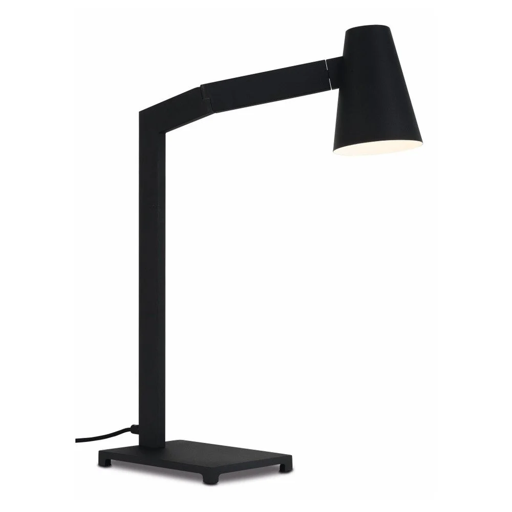 Černá stolní lampa s kovovým stínidlem Biarritz – it's about RoMi v:926700