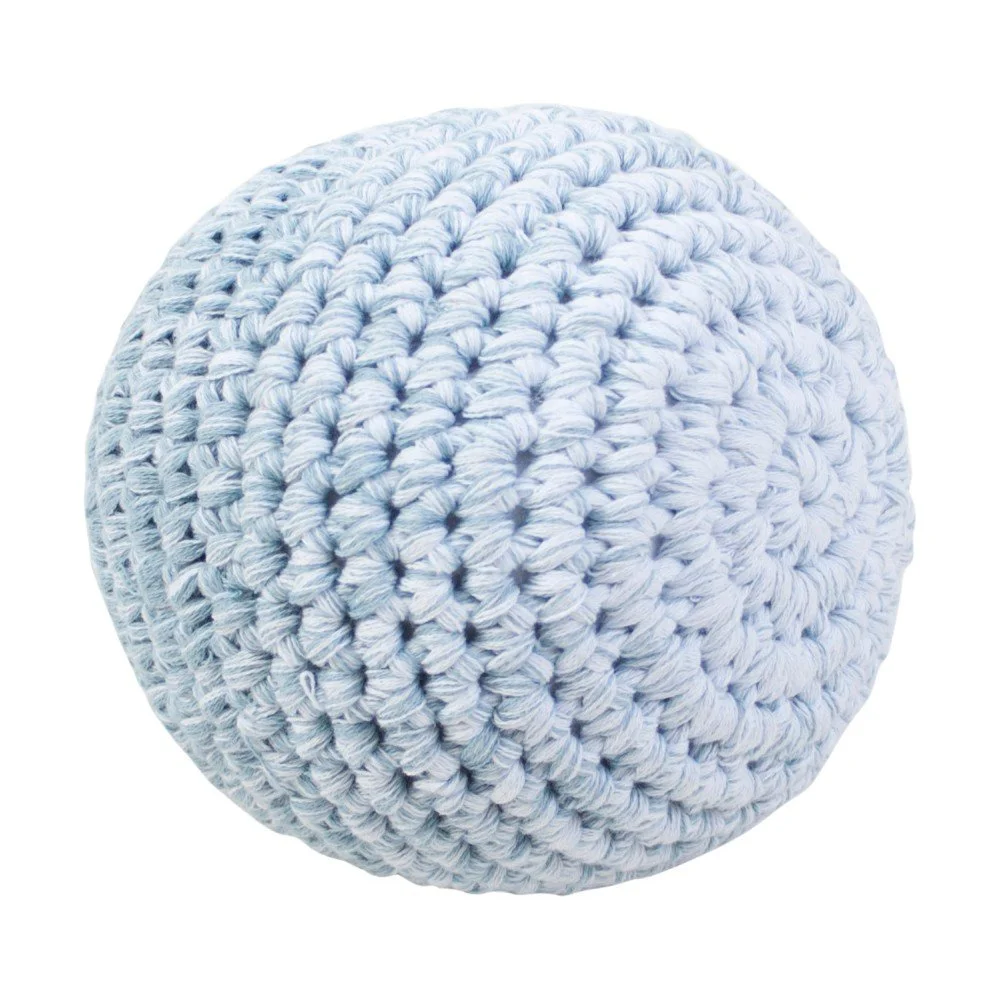 Modrá dětská pletená kulička Sebra Crochet Ball, ⌀ 14 cm v:948662