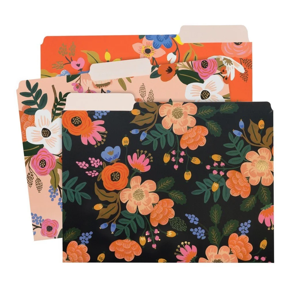 Sada 3 složek na dokumenty Rifle Paper Lively Floral v:796152