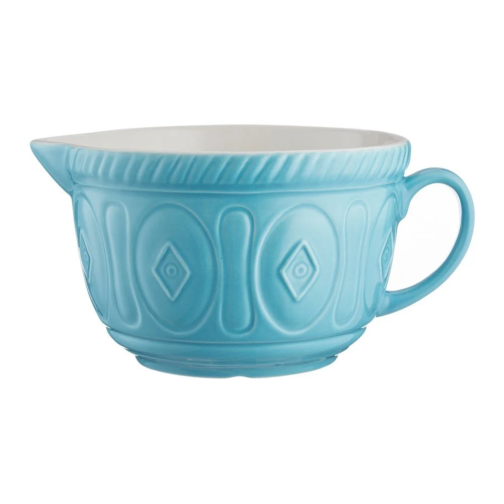 Tyrkysově modrá kameninová mísa s nálevkou Mason Cash Batter, 2 l v:1243516