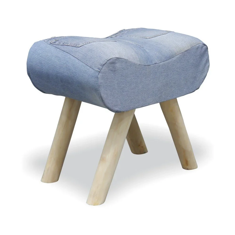Stolička z teakového dřeva Bluebone Denim, 50 x 45 cm v:793840
