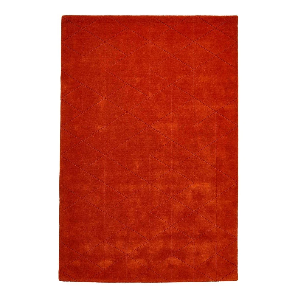 Terakotově červený vlněný koberec Think Rugs Kasbah, 120 x 170 cm v:1414211