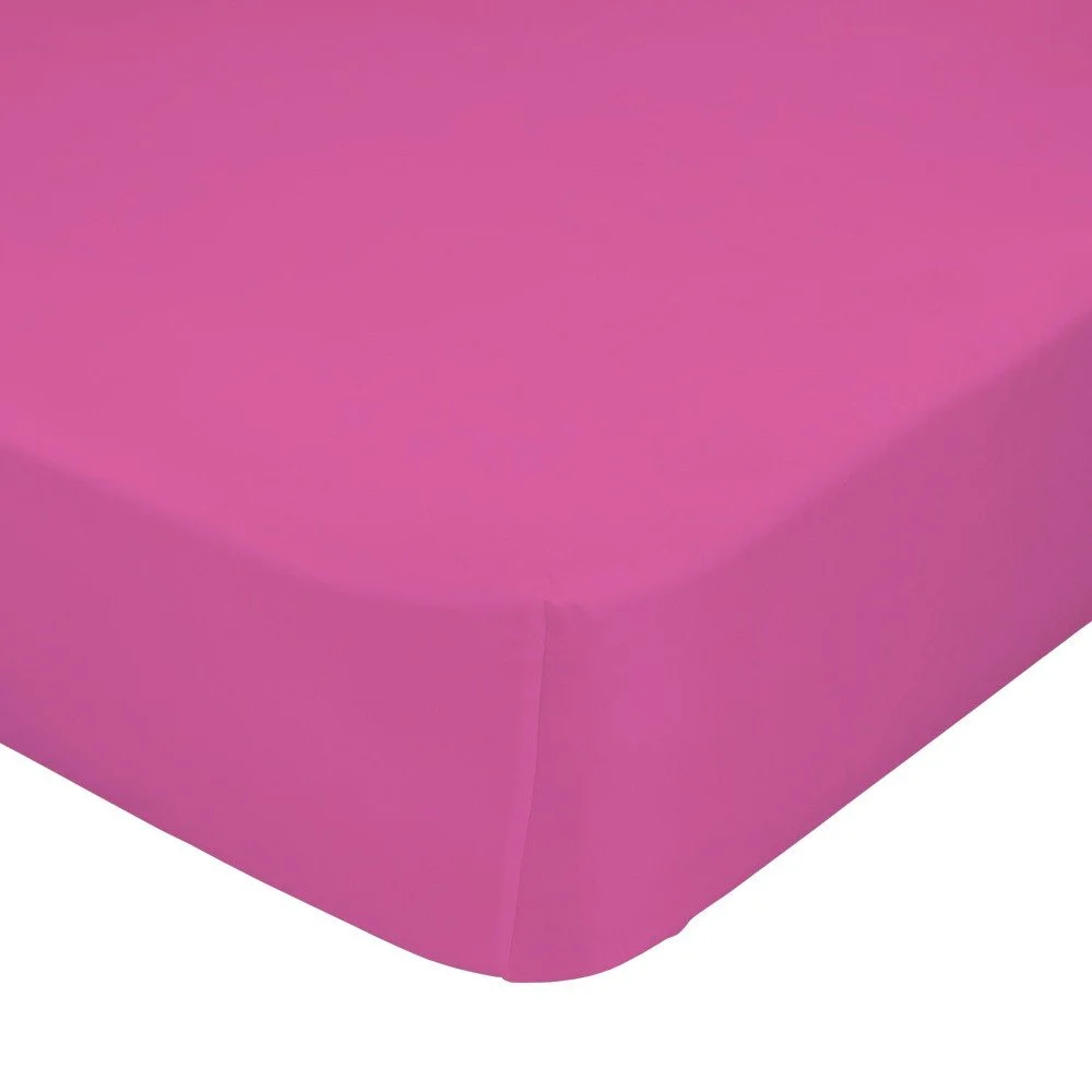 Růžové elastické prostěradlo HF Living Basic, 160 x 200 cm v:759006