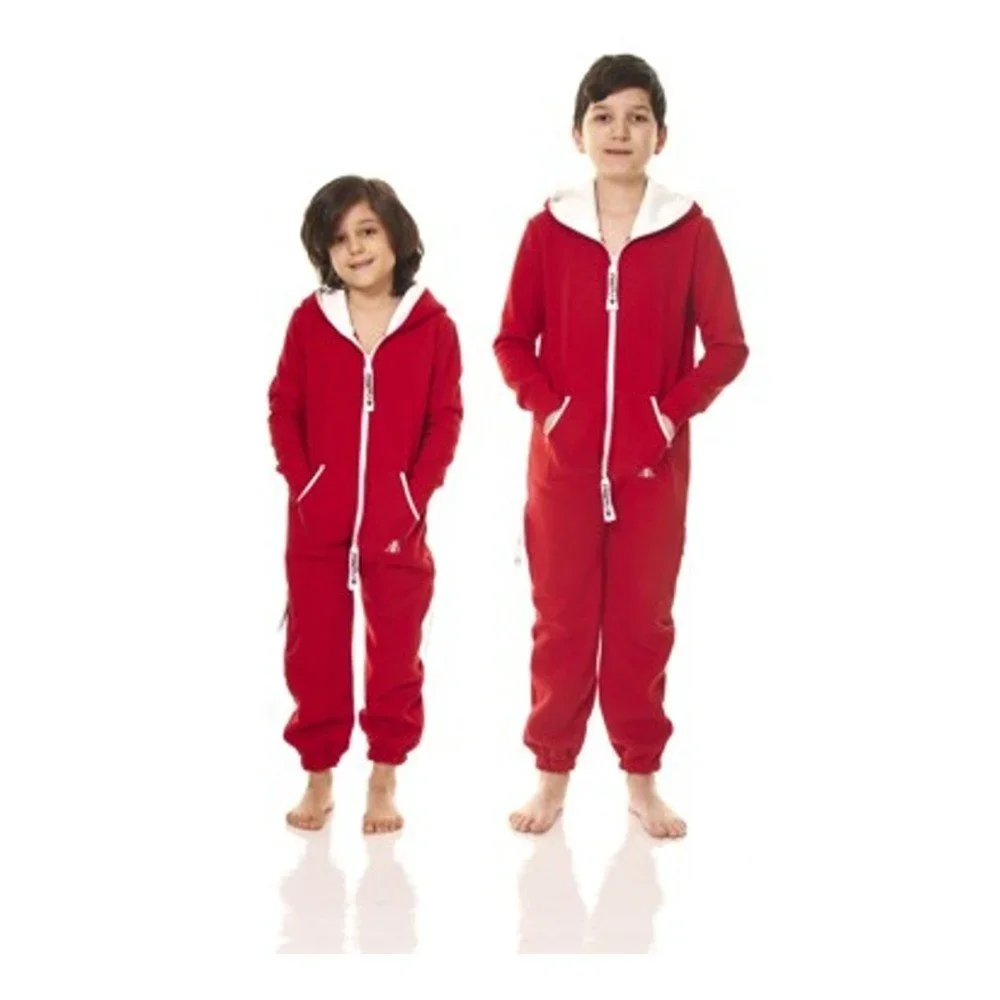 Červený dětský domácí overal Streetfly, pro děti 12-13 let v:732708