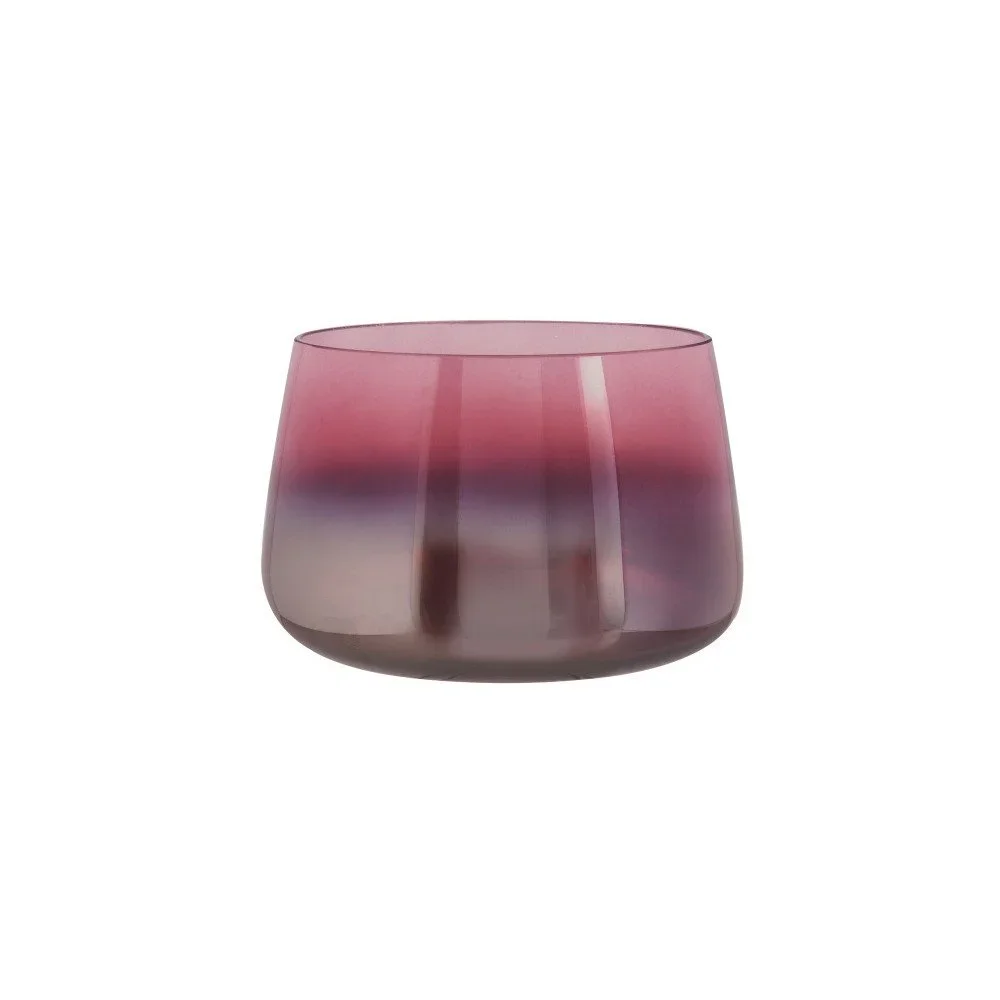 Růžová skleněná váza PT LIVING Oiled, výška 10 cm v:1179162