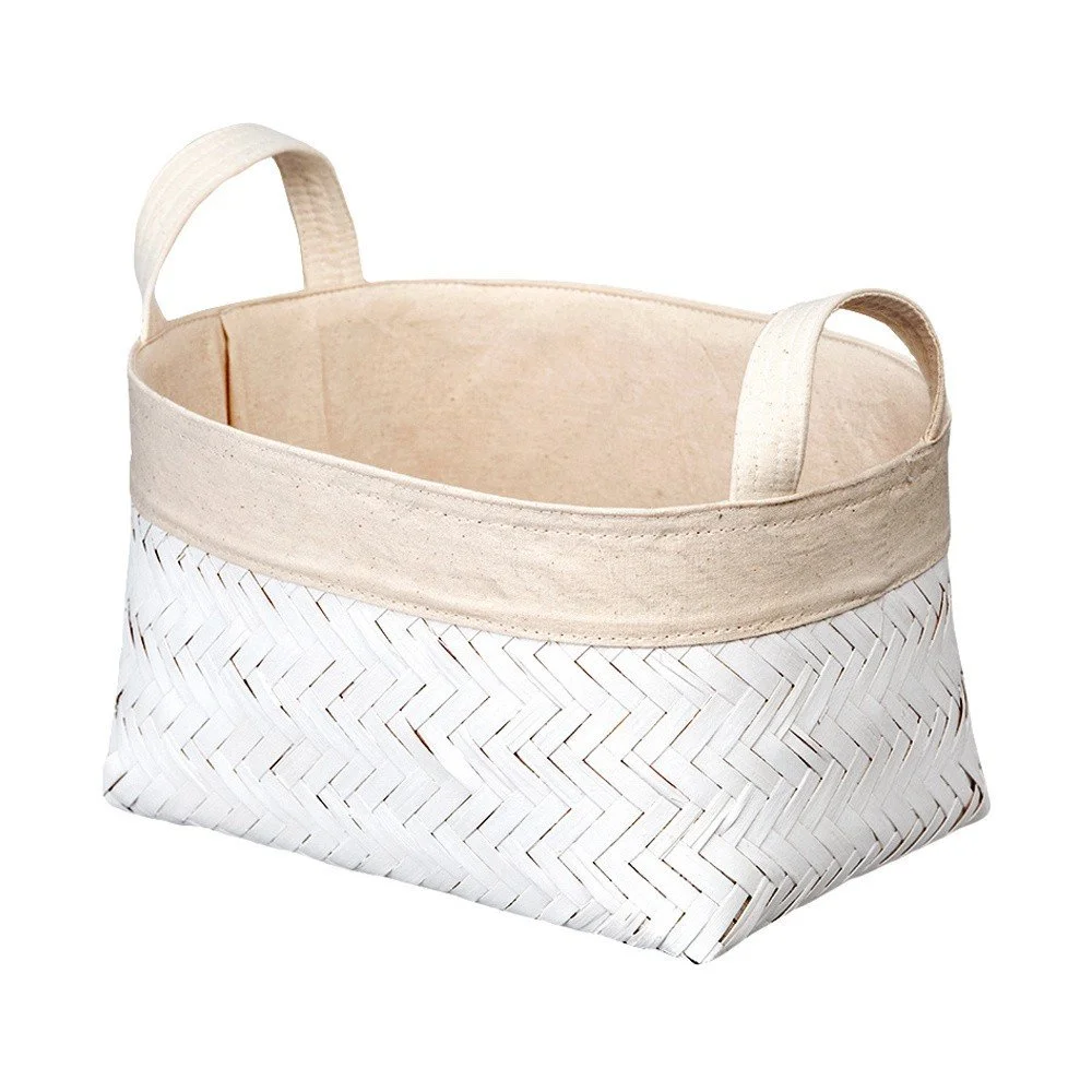 Ručně vyráběný bambusový koš Panna, výška 16 cm v:929000