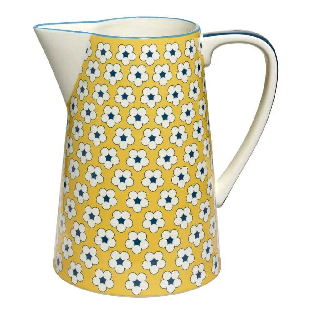 Žlutý porcelánový džbán Maxwell & Williams Cotton Bud, 3,5 l v:1029766