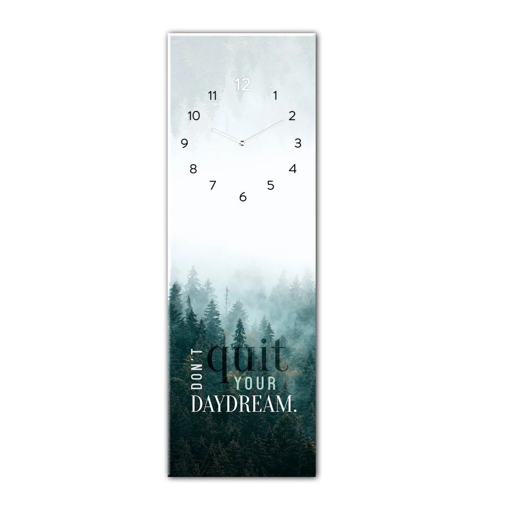 Skleněné nástěnné hodiny Styler Daydream, 20 x 60 cm v:1299186