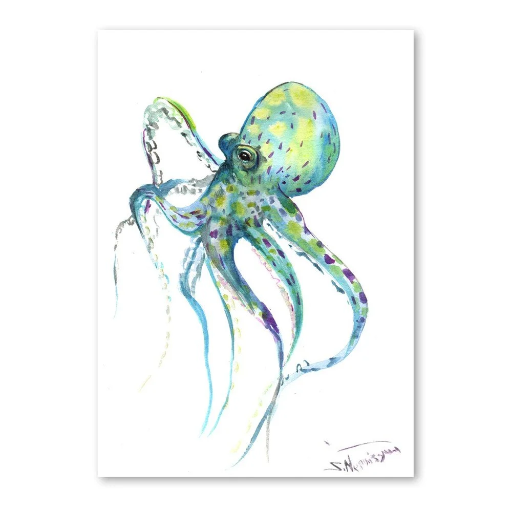 Autorský plakát Octopus od Surena Nersisyana, 30 x 21 cm v:758476