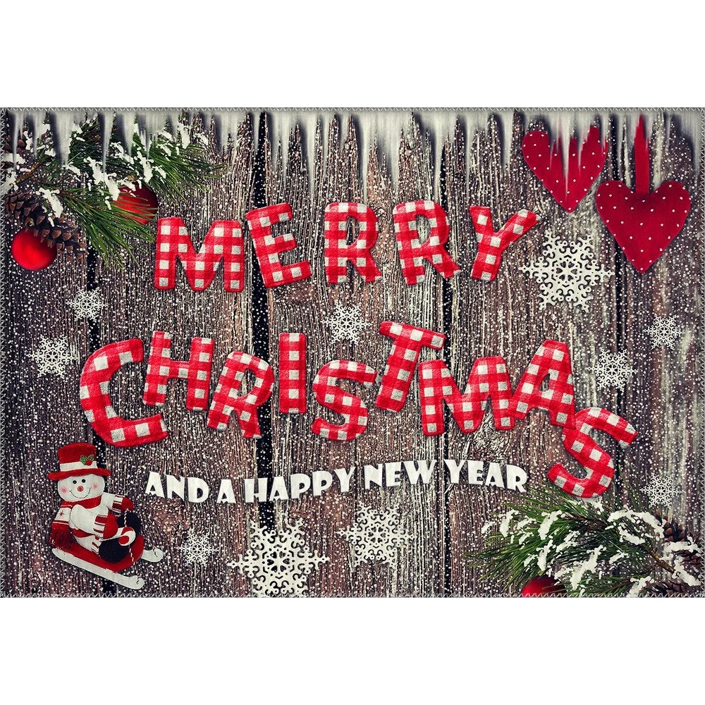 Koberec Vitaus Merry Christmas And Happy New Year Period, 50 x 80 cm v:1320046