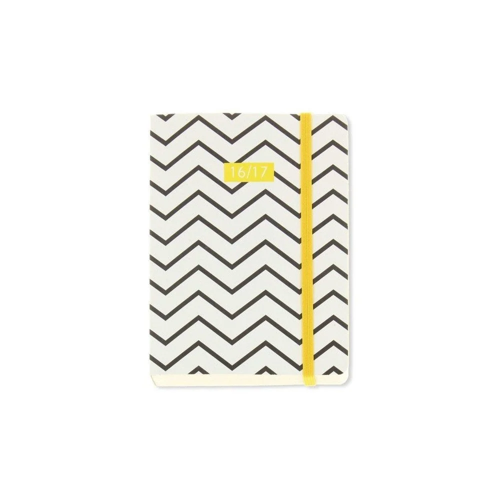 Diář A6 Go Stationery Monochrome Chevron v:705896