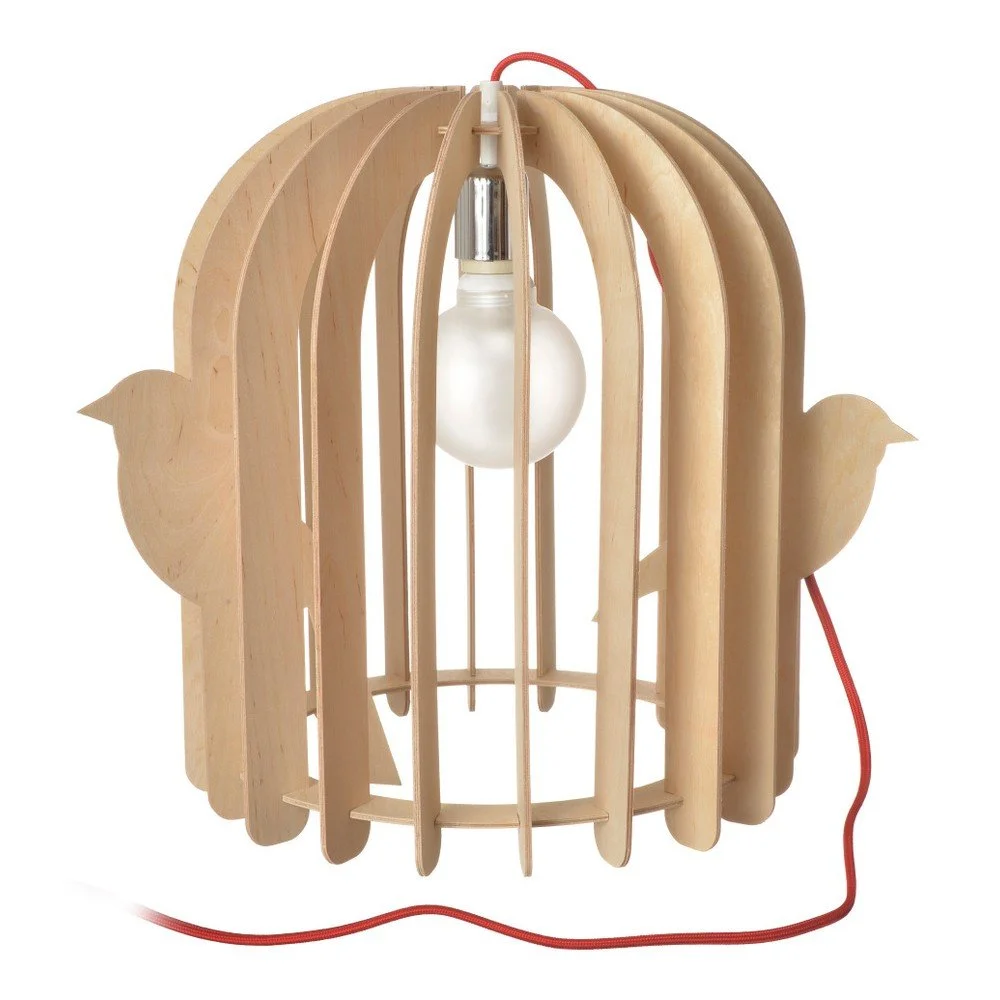 Dřevěná stolní lampa Le Studio Birdcage v:1170274