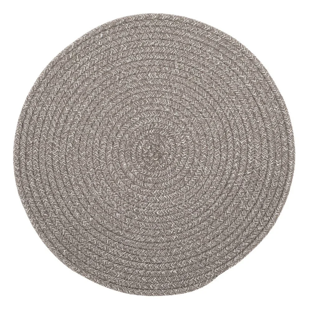 Hnědé prostírání s příměsí bavlny Tiseco Home Studio, ø 38 cm v:1368865