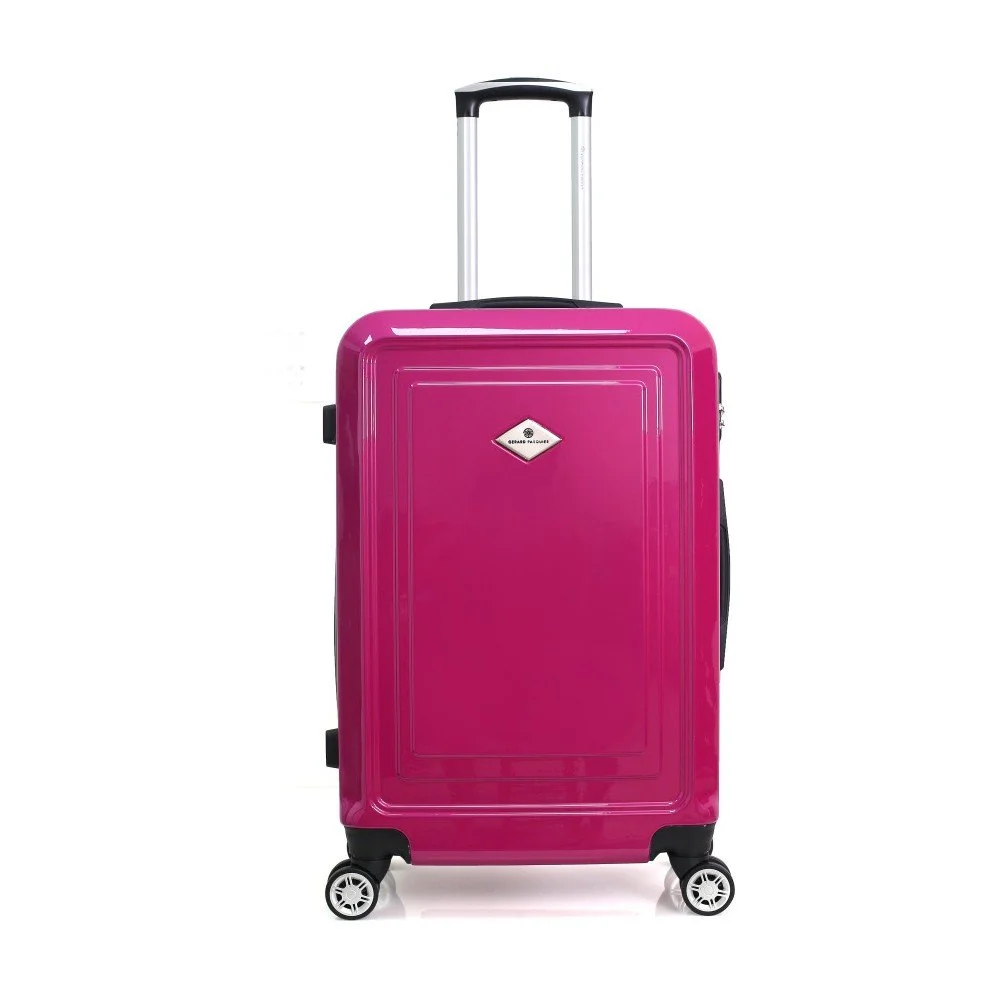 Fuchsiový cestovní kufr na kolečkách GERARD PASQUIER Piallo Valise Weekend, 62 l v:1267980