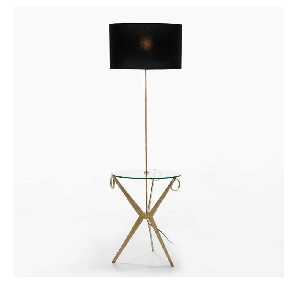 Volně stojící lampa bez stínítka z kovu a skla Thai Natura Stars, výška 148 cm v:1091918